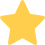 Haloed professional networking yellow star icon